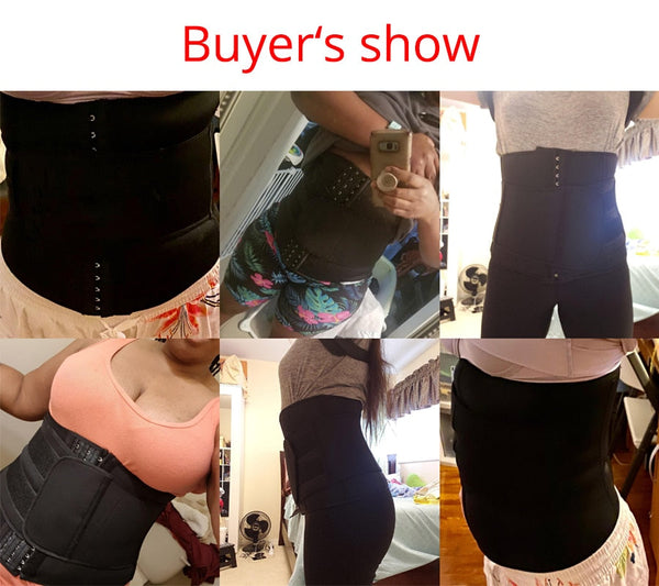 Gray Womens Breathable Slimming Body Shaper Belt Tummy Control Waist Trainer Belly Modeling Shapewear  -  GeraldBlack.com