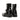 Handmade Men Cool Black Leather Silver Metal Head Lace-up Zipper Boots Big Size US6-US12  -  GeraldBlack.com