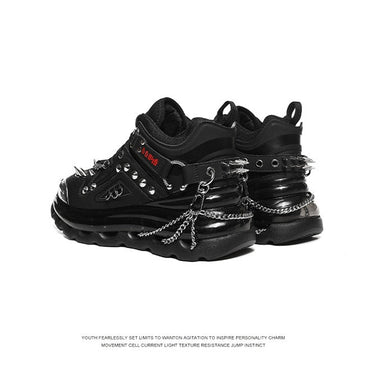 Heighten Platform Men Large Size Designer Men Tenis Thick Soled Running Shoes  -  GeraldBlack.com