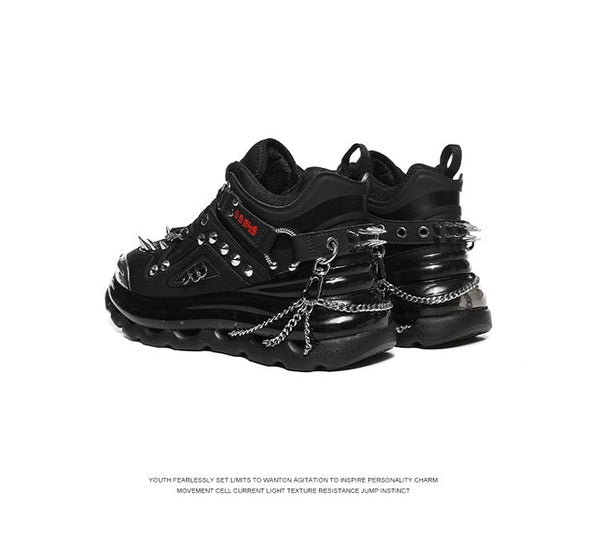 Heighten Platform Men Large Size Designer Men Tenis Thick Soled Running Shoes  -  GeraldBlack.com