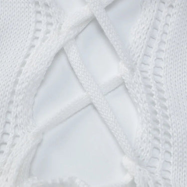 Hollow Knit Halter Backless Elegant Sexy Crochet Beach Party Maxi Dresses for Women Resort Wear  -  GeraldBlack.com