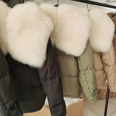 Luxury puffer jacket women's sales