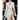 Luxury Designer Elegant Autumn Women's Sexy V-neck Long Sleeve Crystal Diamond Belt White Blazer Jackets Suit  -  GeraldBlack.com