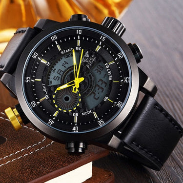Luxury Dlectronic Digital Business Wristwatch Sports Alarm Clock Watch for Men  -  GeraldBlack.com