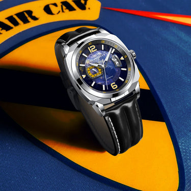 Luxury Men's Automatic Mechanical Miyata 8217 Waterproof 50M Sports Square Wrist Watch  -  GeraldBlack.com
