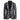 Luxury Silver Baroque Floral Jacquard Dress Men Shawl Collar One Button Suit Wedding Party Tuxedo Blazer  -  GeraldBlack.com