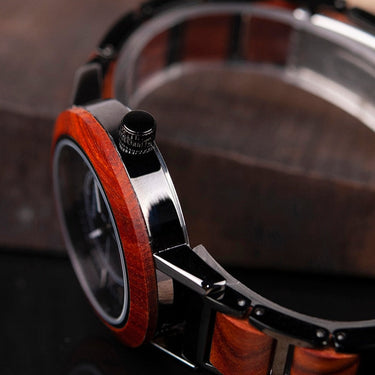 Luxury Wood Watches Men and Women Quartz Wristwatches  -  GeraldBlack.com