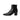 Men 6.8CM High Heel Cowhide Genuine Leather Black Lace-up Knight Boots  -  GeraldBlack.com