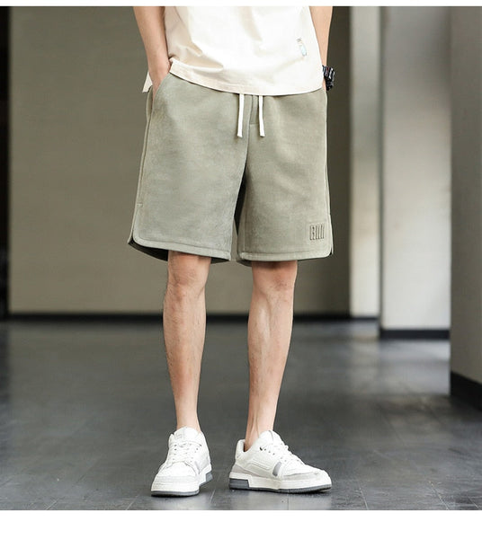 Men Drawstring Baggy Summer Wide Breeches Short Sweatpants Streetwear 8XL Plus Size  -  GeraldBlack.com