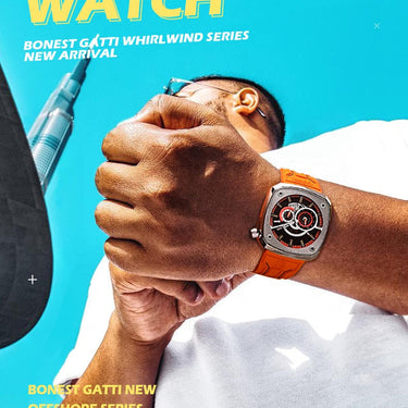 Men Luminous Stainless Steel Waterproof Automatic Mechanical Hand Wristwatches  -  GeraldBlack.com