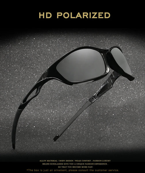 Men Photochromic Anti-glare Driving Polarized Chameleon Change Color Camo Frame Eyewear Sunglasses  -  GeraldBlack.com