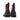Men Round Toe Western Cowboy Black Red Genuine Leather Short Motorcycle Boots Big Sizes!  -  GeraldBlack.com