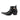 Men's 6.5cm Heels Black Genuine Leather Pointed Western Cowboy Short Ankle Boots Big Sizes  -  GeraldBlack.com