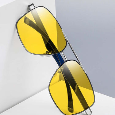 Men's Aluminum Polarized Photochromic Lens Coating Mirror Glasses Driving Eyewear Sunglasses  -  GeraldBlack.com