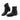 Men's British Autumn Black Solid Leather Pointed Toe Zip Ankle Boots  -  GeraldBlack.com