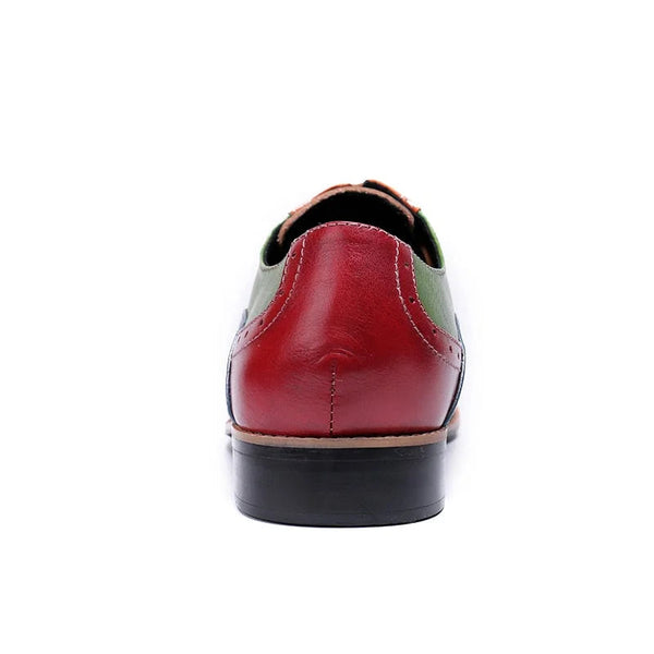 Men's Genuine Leather Lace-Up Business Wedding Designer's Oxford Shoes  -  GeraldBlack.com