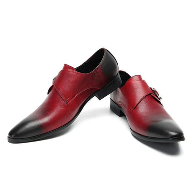 Men's Pointed Toe Slip on Genuine Leather Business Party Dress Shoes Big Size 37-47  -  GeraldBlack.com