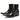 Men's Rock Western Fashion Iron Toe Black Leather Buckles Knight Zip Ankle Boots Big Sizes US6-13  -  GeraldBlack.com