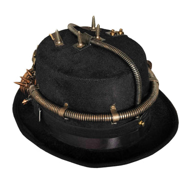 Men's Steampunk Party Cosplay Gears Top Hat with Goggles  -  GeraldBlack.com