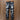 Men's Stitching Nightclub Style Casual Embroidery Tiger Head No Elastic Slim Small Straight Leg Jeans  -  GeraldBlack.com