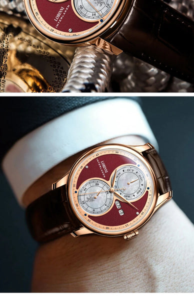 Men's Waterproof Luxury Automatic Mechanical Business Wristwatch  -  GeraldBlack.com