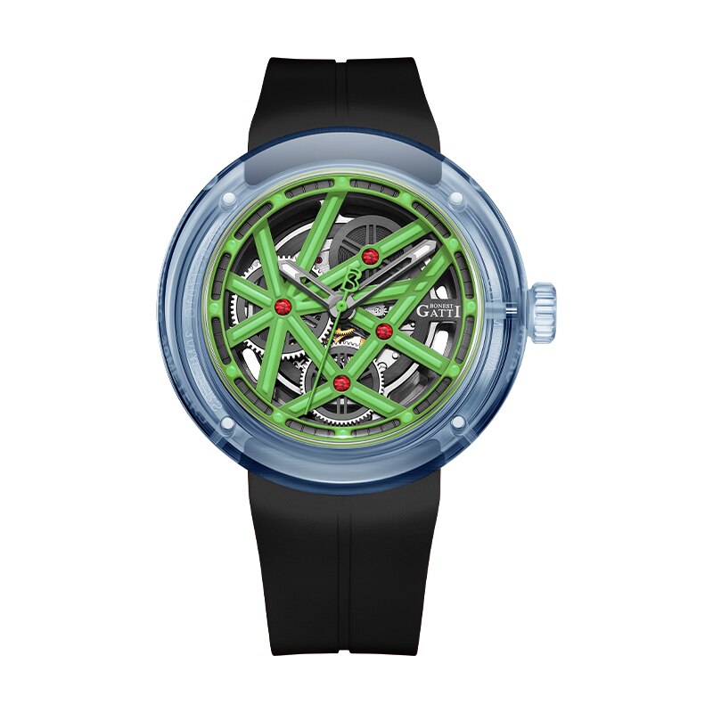 Men Stainless Steel Clock Sports Fashion Mechanical Watches  Waterproof  -  GeraldBlack.com