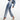 Metallic Gold Silver Straight Leg High Waist Pants for Women Streetwear Vintage Autumn Denim Jeans Trousers  -  GeraldBlack.com