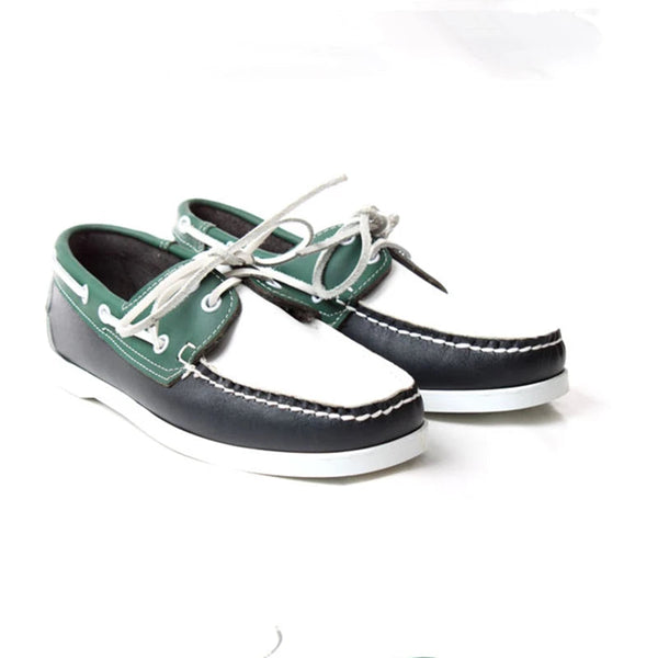 Mixed Colors Men's Genuine Leather Casual Driving Boat Shoes Four Seasons  -  GeraldBlack.com