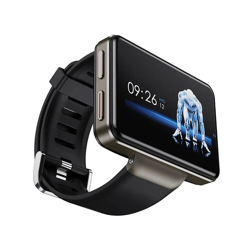 Multi-language Heart rate pedometer Dual Cameras Large Screen Map GPS 3G WCDMA LTE 4G call Android Smart Watch  -  GeraldBlack.com