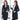 Navy Blue Fabric Autumn Winter Formal Women Business Office Work Wear Pants Blazers Vest 3pcs suits  -  GeraldBlack.com