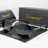 Pilot Polarized Men Classic Vintage Driving Design Sunglasses Eyewear Frames  -  GeraldBlack.com