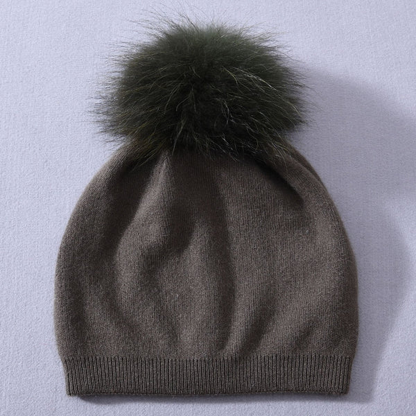 Plain Knitted Autumn Winter Warm Cashmere Soft Slouchy Skull Caps Beanies Street Hats  -  GeraldBlack.com