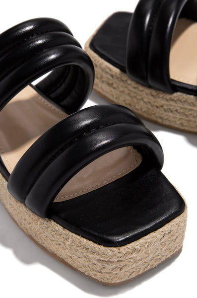 Platform Women Summer Fashion Square Toe Lady Slip On Casual Slides 36-43 Plus Size Slippers  -  GeraldBlack.com