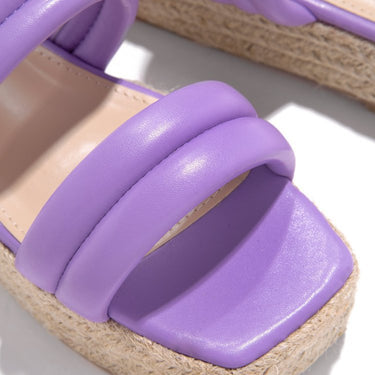 Platform Women Summer Fashion Square Toe Lady Slip On Casual Slides 36-43 Plus Size Slippers  -  GeraldBlack.com