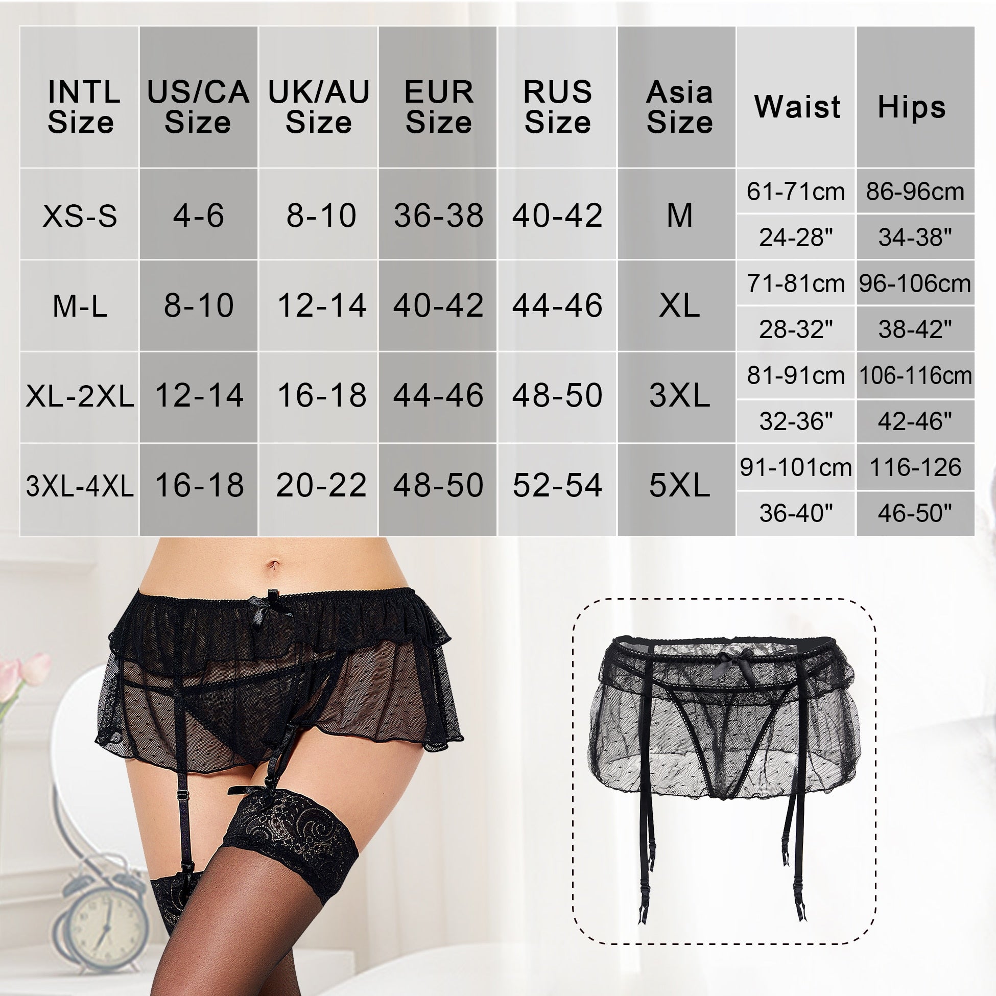 Women's Sexy Black Lace Mini Skirt Garter Belt Suspender Lingerie GeraldBlack.com Women's Sexy Black Lace Mini Skirt Garter Belt Suspender Lingerie GeraldBlack.com