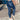 Plus Size Pockets Patchwork Slim Fit 3XL Vintage Streetwear High Waist Zip Hem Stretchy Skinny Denim Pencil Pants  -  GeraldBlack.com
