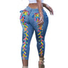 Plus Size Ribbon Cross Lace Up Ankle Length 5XL Street Stretchy Ripped Bandage Super Skinny Jeans Pants  -  GeraldBlack.com