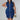 Plus Size Turn Down Collar Super Stretchy Jean Bodycon 4xl Summer Front Zipper Pinafore Sleeveless Club Jumper Skirt Dress  -  GeraldBlack.com