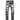 Punk Jeans for Men White Slim Trousers Mid-waist Printed Simple Personality Skinny  -  GeraldBlack.com