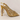 Women's Retro Gold Rivet Peep Toe Shallow Cross-tied Thin High Heels Sandals
