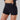 Rib Fabric Yoga Women Sport Gym Fitness Seamless High Waist Breathable Elastic Cycling Shorts  -  GeraldBlack.com