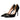 Rivets Woman Sexy Pointed Toe 10CM Heels Black Patent Leather Wedding Pumps Shoes  -  GeraldBlack.com