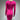 Rosered Color Women Long Sleeve Square Collar Bodycon Mini Bandage Crystal Fashion Birthday Party Homecoming Dress  -  GeraldBlack.com