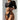 Sexy 3 Piece Women Long Sleeve Black Mesh Cover Up Triangle Swimwear Summer Push Up Micro Swimsuit  -  GeraldBlack.com