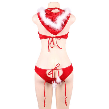 Sexy Bodysuit For Sex Christmas Romper Costume Sexy Hot Porno V-neck Backless Teddy Lingerie  -  GeraldBlack.com