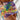 Sexy Colorful Tie Dye Women One Shoulder Tie Up High Waist Mesh Pleated Skirt 3 Piece Bathing Suit Swimwear  -  GeraldBlack.com