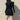 Sexy Ladies Black Skinny Slim Mini Knitted Elegant Bandage High Collar Long Sleeve Solid Streetwear Party Dresses  -  GeraldBlack.com