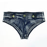 Sexy Low Waist Women Denim Nightclub Pole Dance Jeans Summer Beachwear Shorts  -  GeraldBlack.com