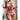 Sexy Pink Cute Design Feather Embellished Bra Personality Stylish Exquisite Temptation 3Pcs Underwear  -  GeraldBlack.com