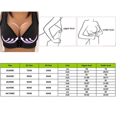 Sexy Plus Size Women's Pink Push Up Front Closure Seamless Wire Free Full Cup Bralette Cotton Brassiere  -  GeraldBlack.com